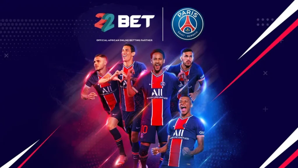 PSG 22Bet web